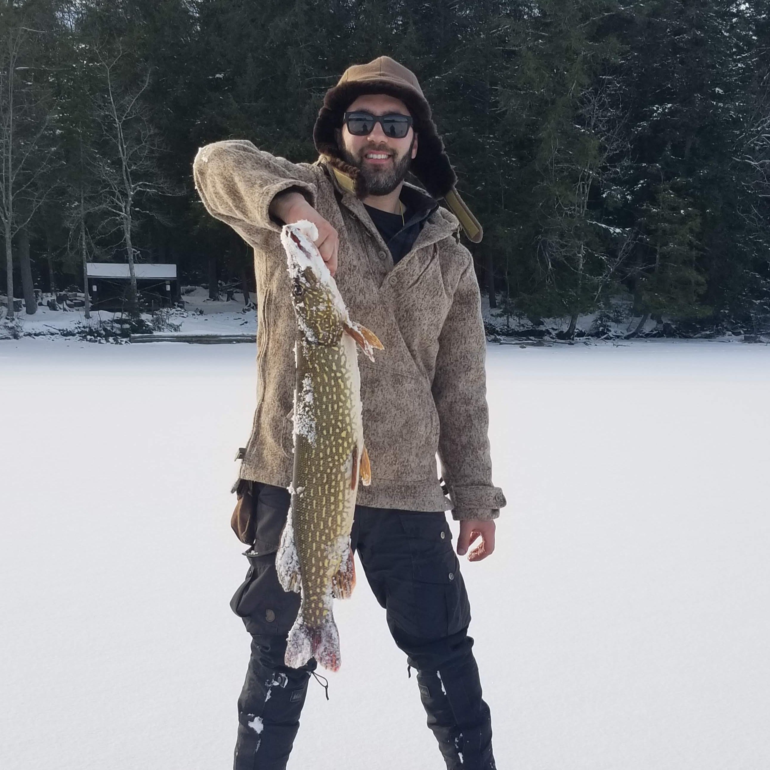 WeatherWool Advisor and Professional Naturalist David Alexander in his Lynx Pattern Anorak