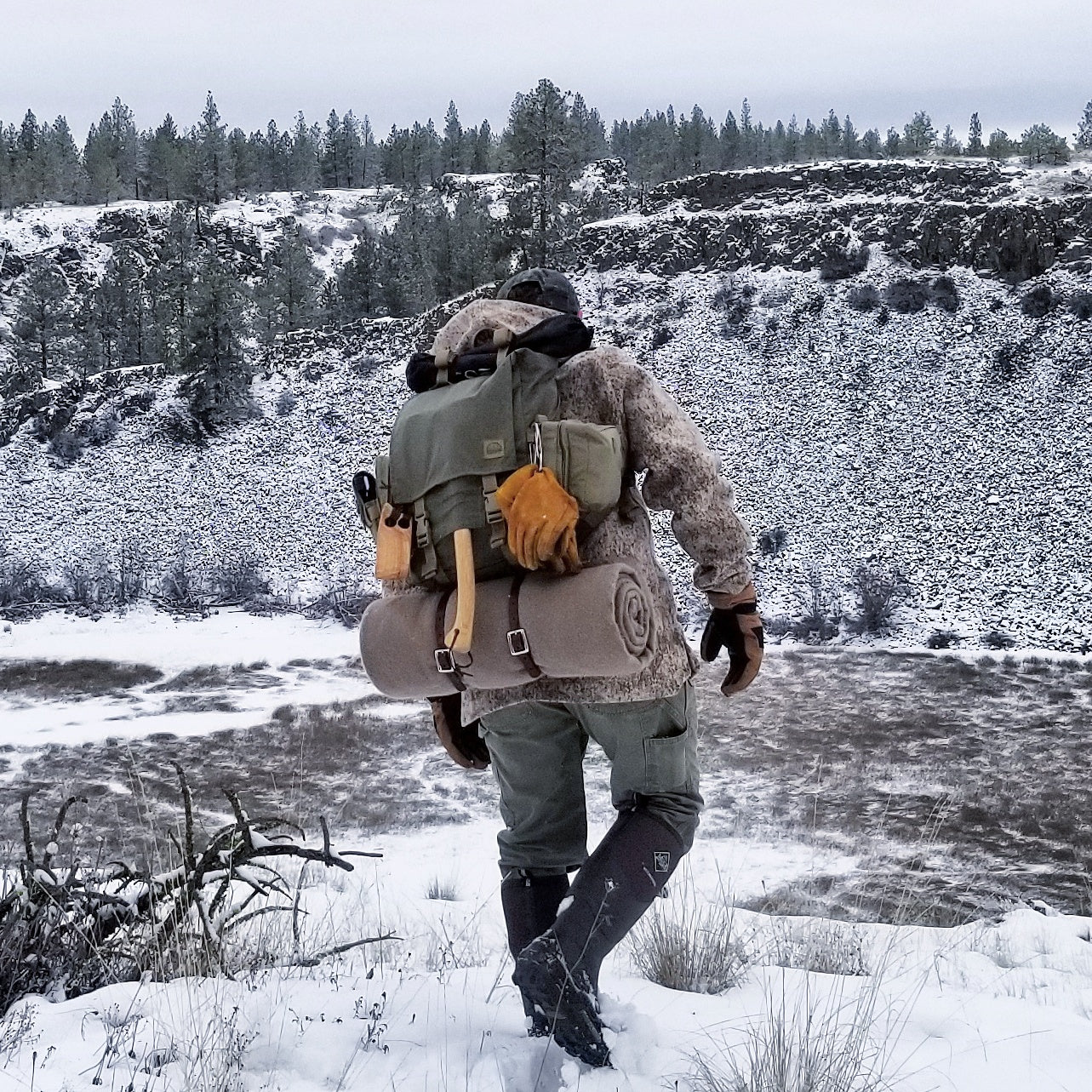 WeatherWool Advisor Greg Schauble is the man behind Scablands Bushcraft
