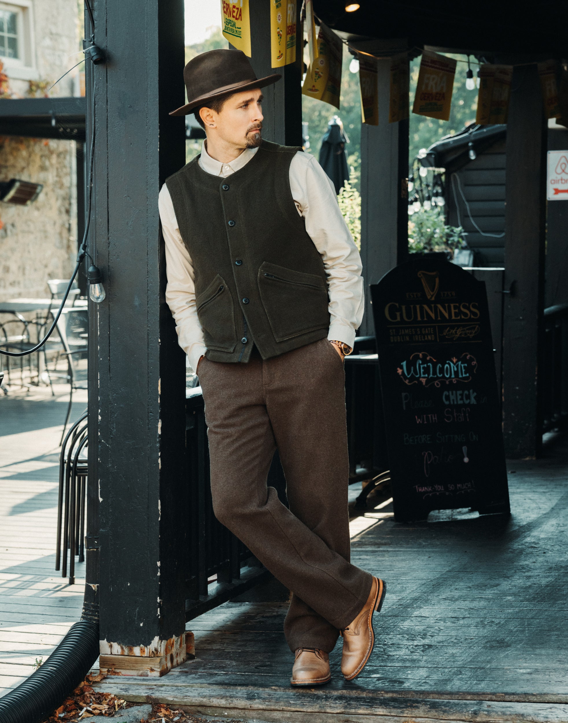 100% Wool Denim Jeans