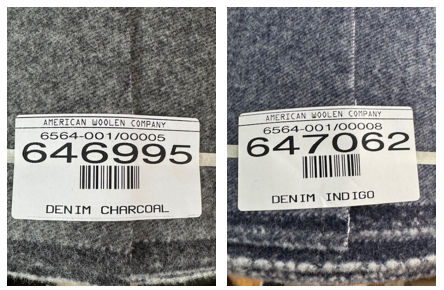 WeatherWool Fabric as labled at American Woolen Company