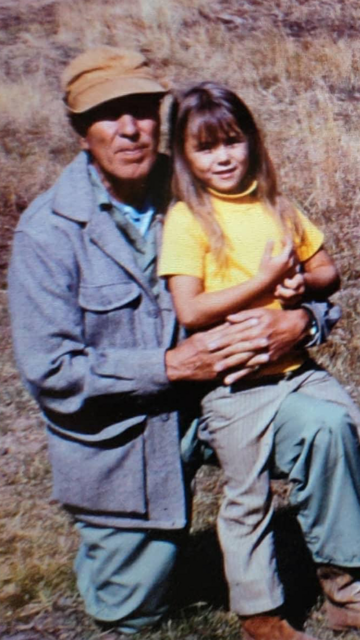 Brenn Hill’s Grandpa and big Sis (1970 something)